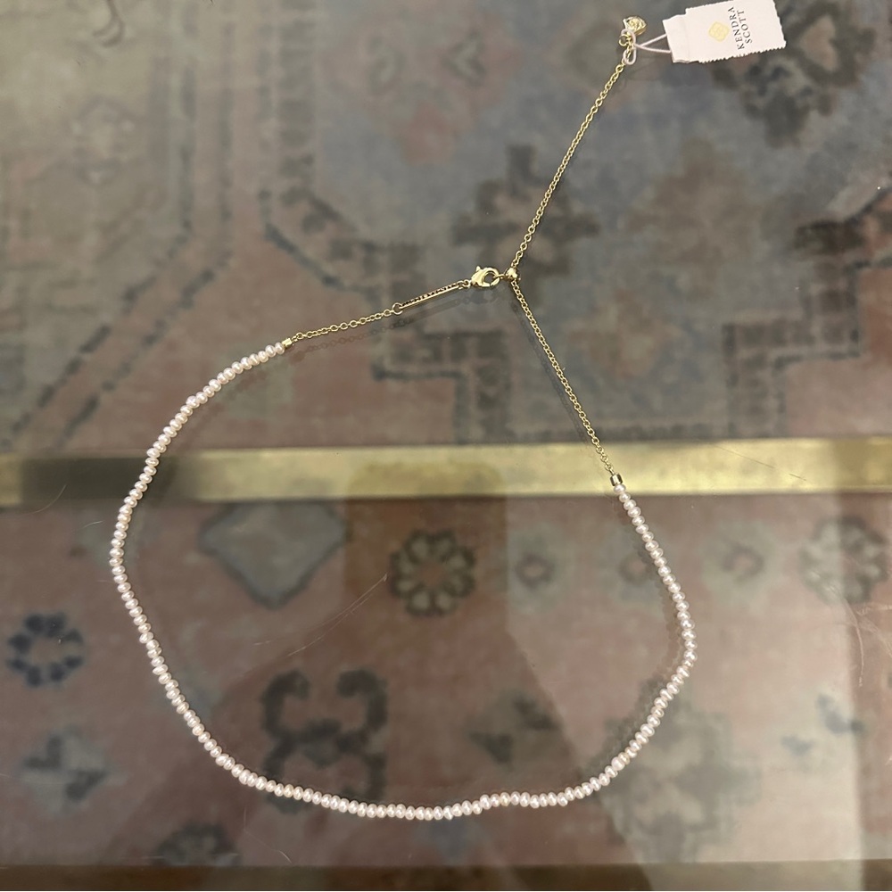 NWT kendra scott look strand pearl necklace